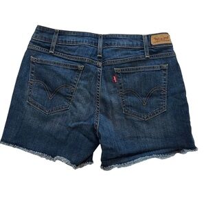 Levi’s Denim Blue Women's High Rise Jean Shorts Cut Offs 10